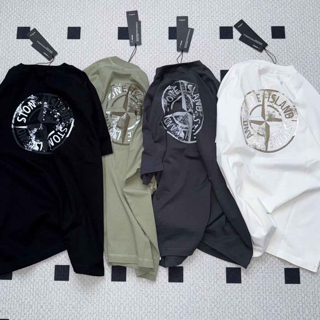 BWIQ Sto'''and Compass T Floral shirt3M Reflective Compass Short-Sleeve Couple's Style