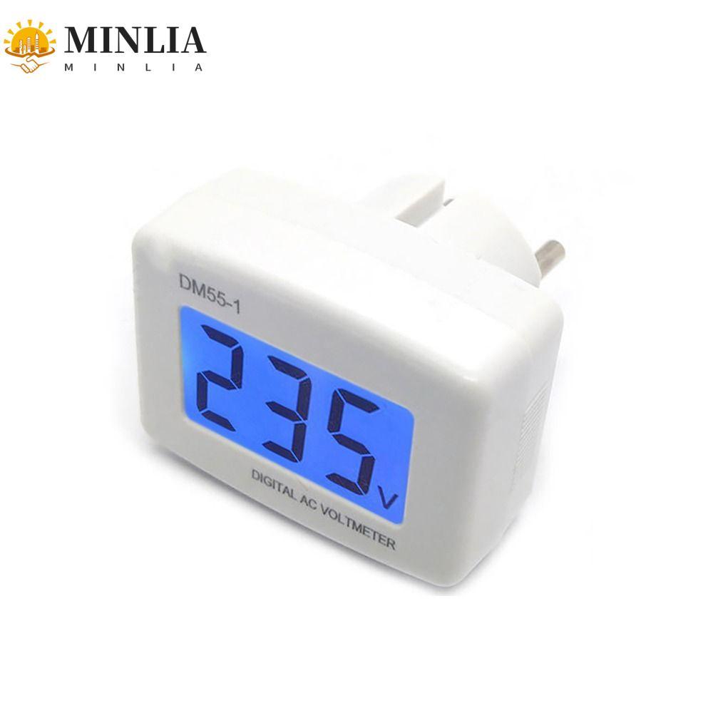 Máy kiểm tra điện áp ổ cắm MINLIA cho thiết bị gia dụng Máy đo AC DM55-1 Plug Volt Meter