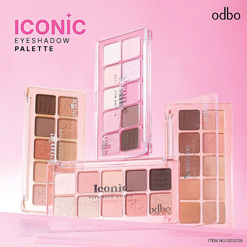 Bảng phấn mắt 10 ô Odbo Iconic OD2029