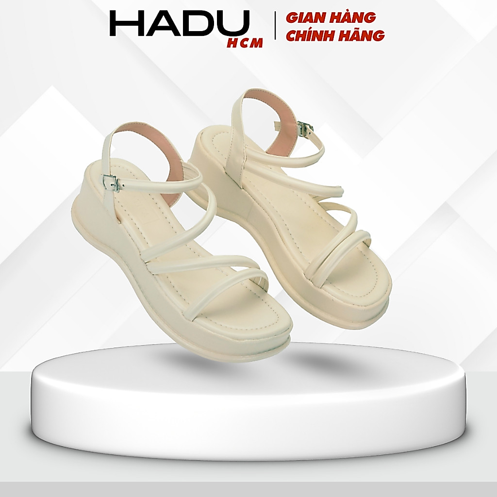 Sandal Đế Bánh Mì 5P Quai Chéo LOUISA KATIFA K513D Da Cao Cấp Đế PU Êm Mềm Bảo Hành 12T