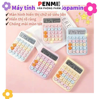 [Không Kèm Pin] PENMII Máy Tính Học Sinh Màu Kẹo Siêu Yên Tĩnh Màn Hình 12 Chữ Số Hiển Thị Rõ Ràng