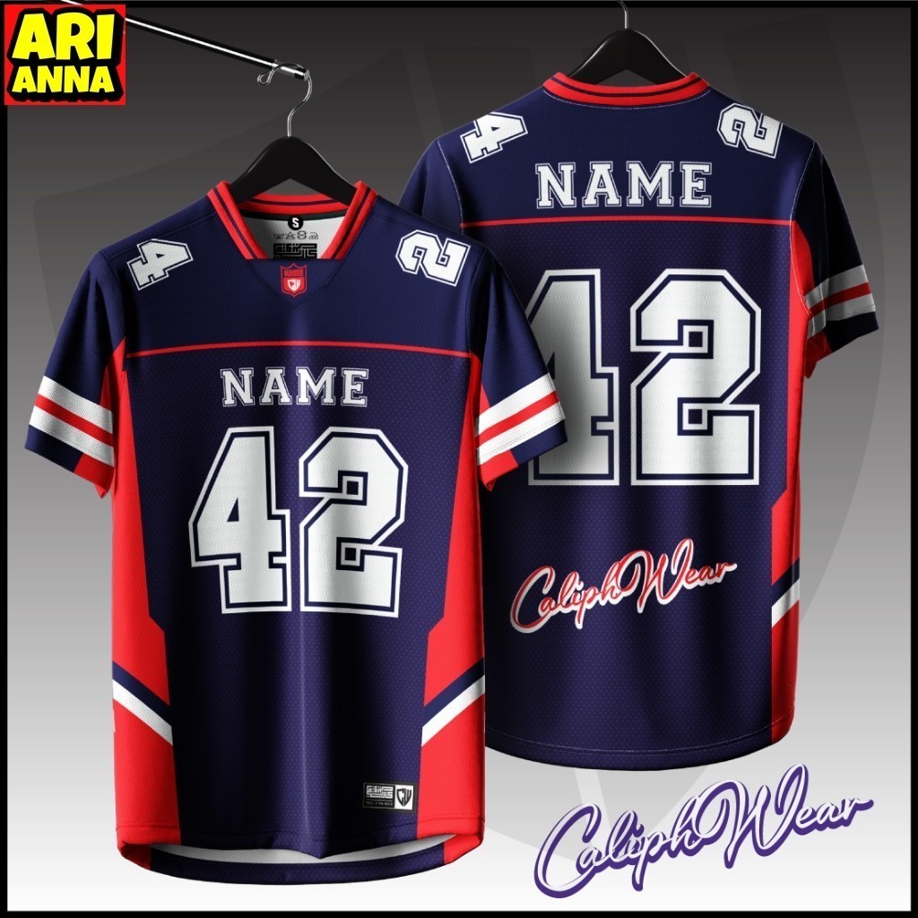 Arianna [Tên & Số tùy chỉnh miễn phí] 2026 Áo Jersey Bola NFL jerseys baju lelaki Team Thể thao ngoà