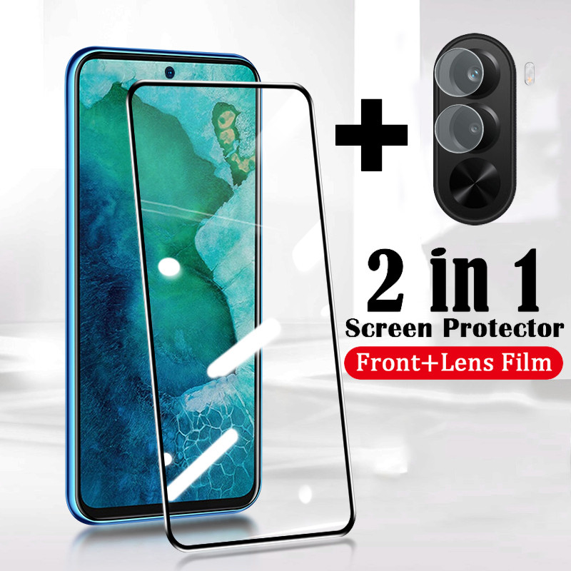 2 Gói Cho Realme P4X 5G Bảo Vệ Màn Hình Kính Cường Lực Phim + Ống Kính Bảo Vệ Camera Phim Cho Realme