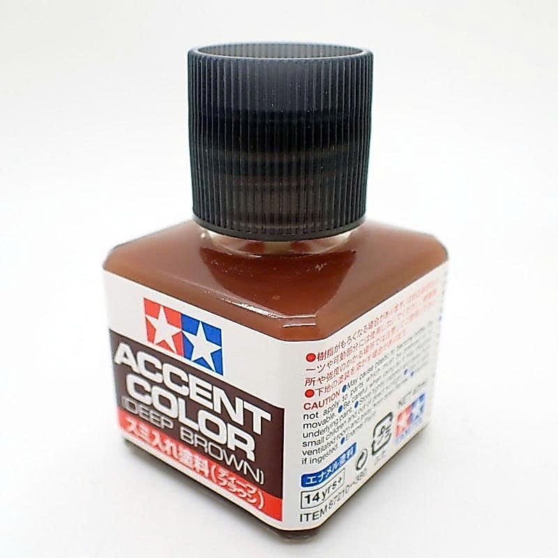Dung dịch kẻ line (panel line) Tamiya 87210 Panel Line Accent Color Deep Brown 40ml 4950344872107