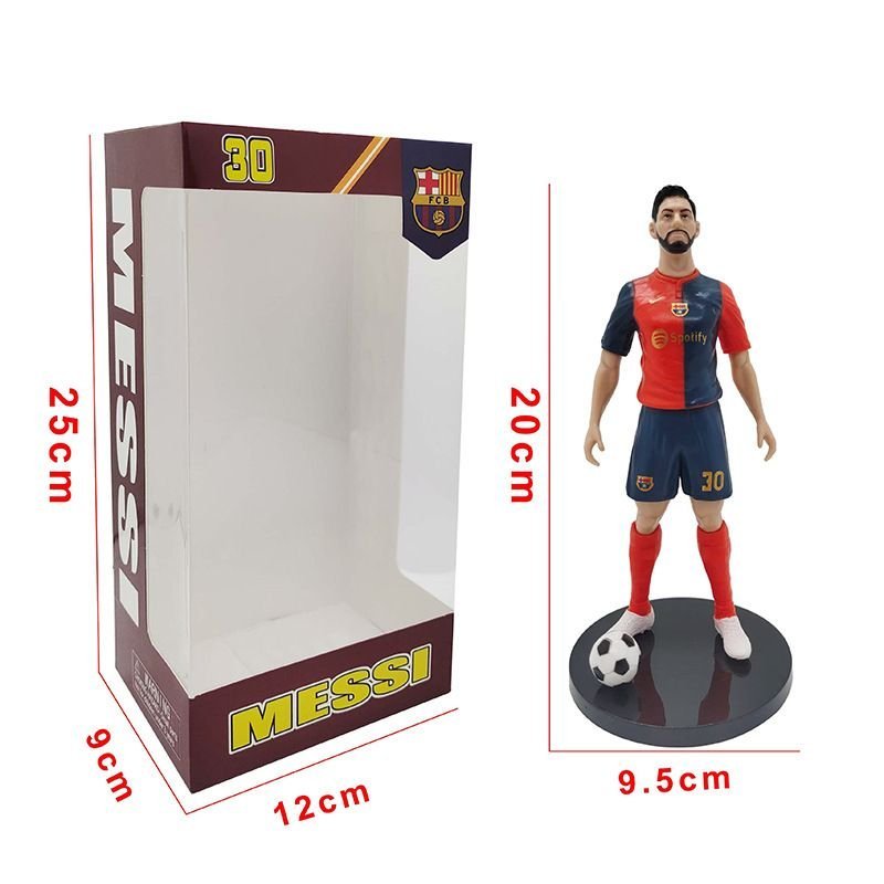 Mô hình Figure cầu thủ bóng đá Messi Ronaldo sưu tầm decor bàn làm việc quà tặng ý nghĩa chất lượng