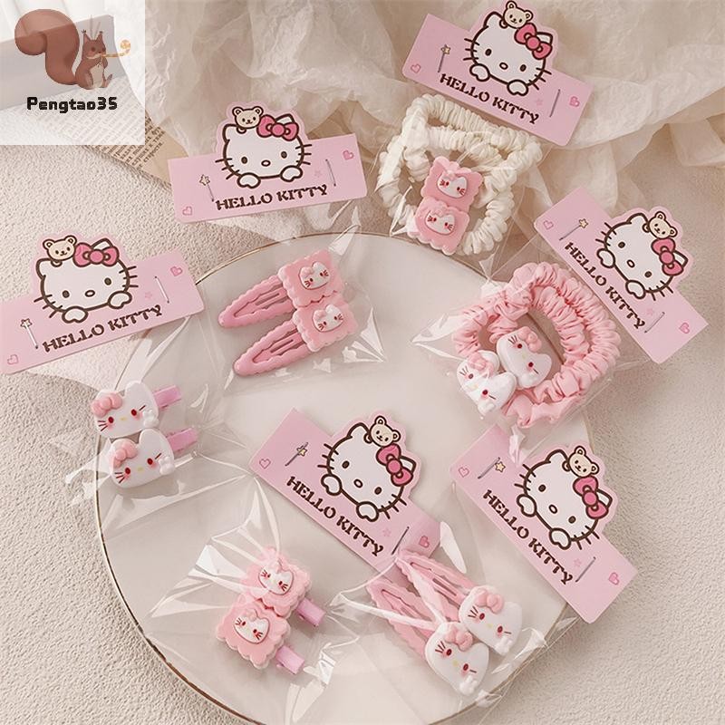 [pengtao35] 1 Cặp Dây Cho Nữ Bé Gái Kẹp Tóc Kẹp Tóc Phụ Kiện Tóc COD