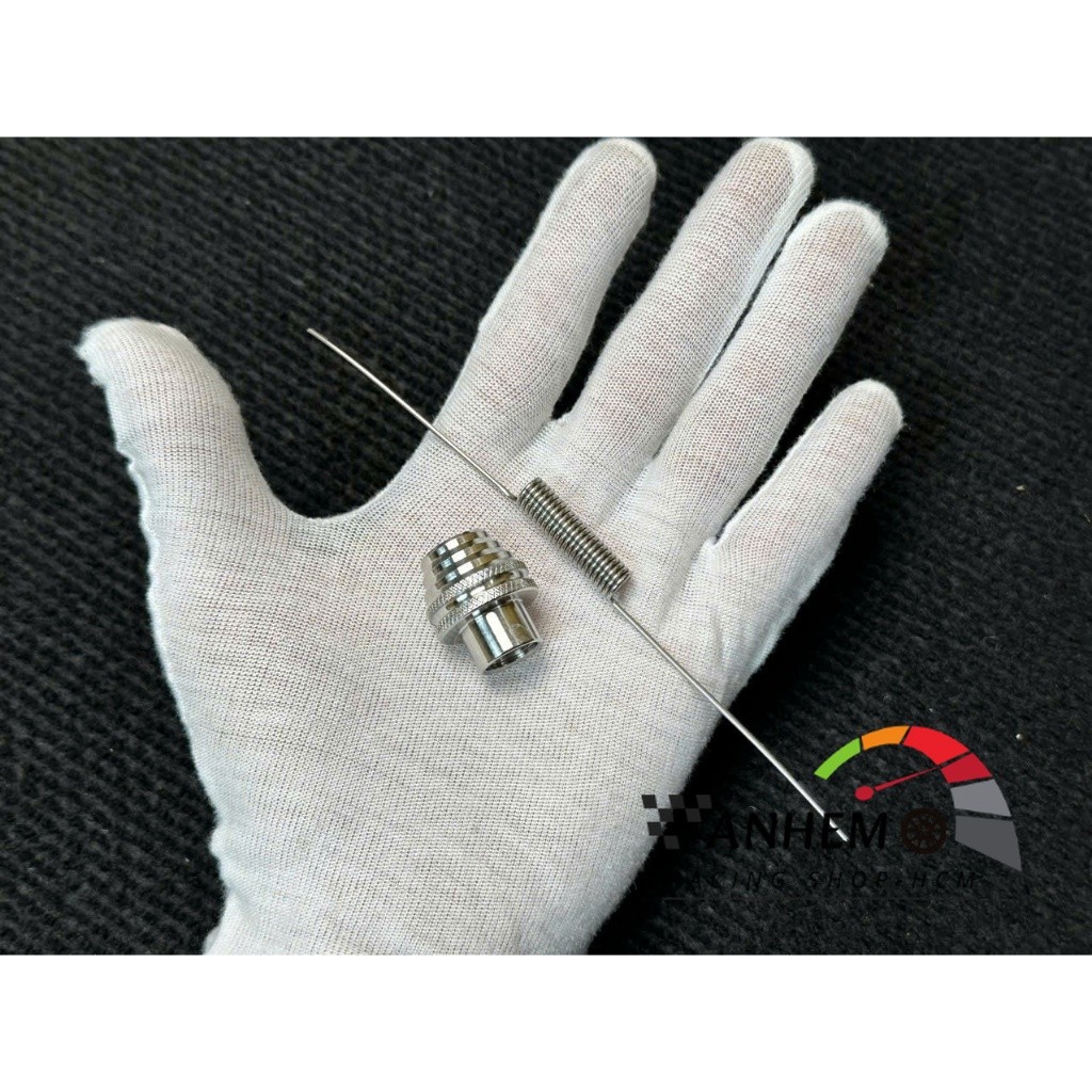 Khâu Stop Inox 304 TẶNG Lò Xo gắn cho xe máy