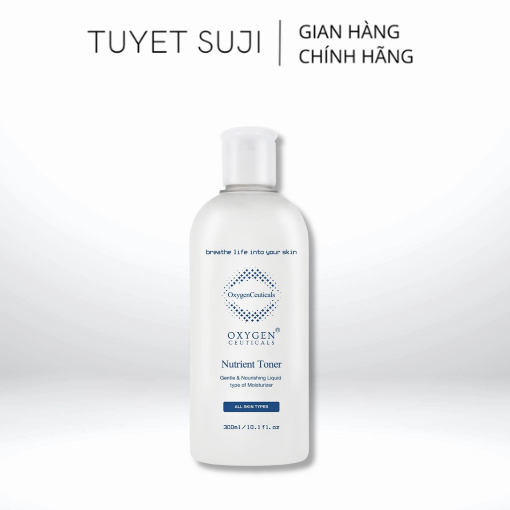 Oxygen Ceuticals Nutrient Nước Hoa Hồng 300ml