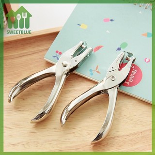 SWEET 3 / 6mm Lỗ Puncher Di Động Lỗ Đơn Đấm Chất Liệu Giấy Thêu Sò Cầm Tay Kim Loại Thủ Công Văn Phòng Ràng Buộc Tiếp Liệu n