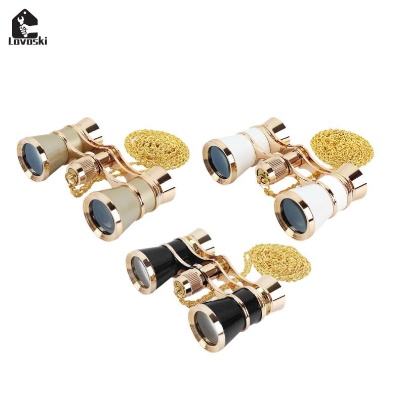 Ống nhòm rạp hát, Kính Opera Kính viễn vọng nhỏ có tay cầm có thể gập lại, Ống nhòm Mini cổ điển