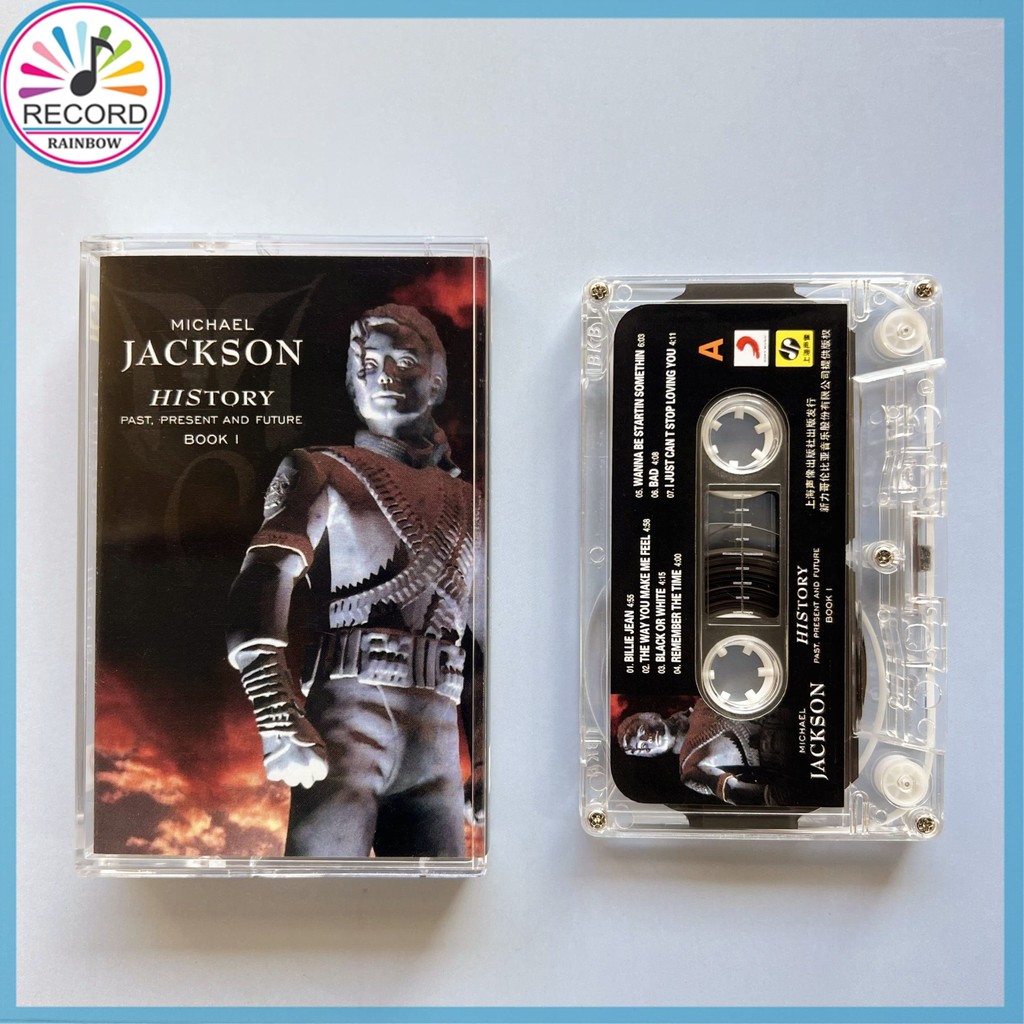 Michael Jackson HIStory Past Present And Future Book I Băng Cassette Tape Brand New [Sealed] Origina
