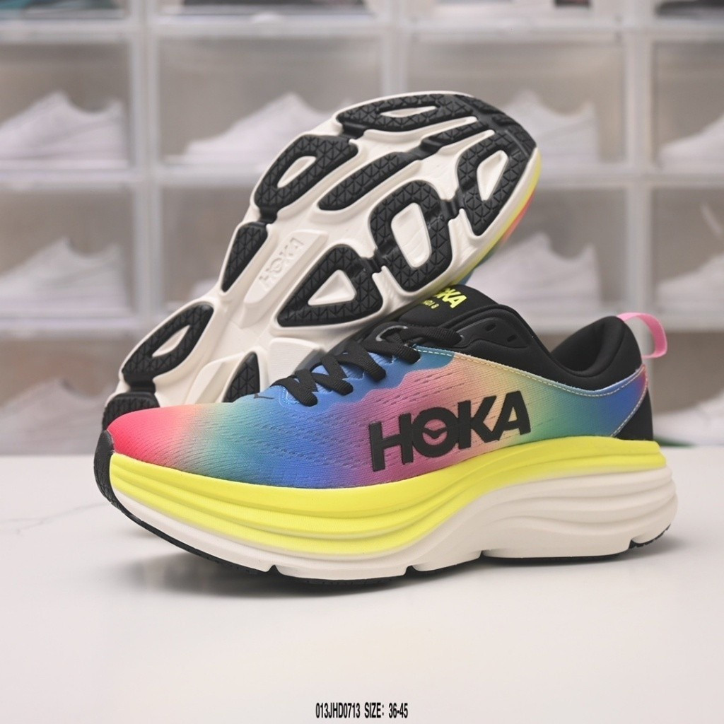 Hoka One One One One One Bondi 8sports giày chạy bộ hấp thụ sốc nam Feminino 36-45