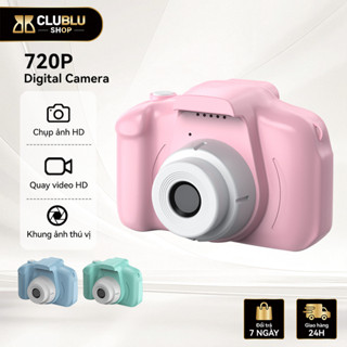 CLUBLU Máy Ảnh Mini XJ01 Digital Camera HD Cho Bé Chụp Ảnh 3MP, Quay Video 1080P, Chơi Game Vui Nhộn