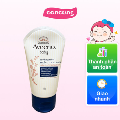 Kem dưỡng ẩm Aveeno Baby Soothing Relief Moisture Cream 100g - Con Cưng