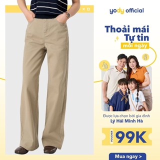 Quần Jean Nữ YODY Phối Túi Ốp, Ống Suông Nhiều Màu phù hợp mọi vóc dáng TRA - QJN7070