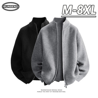 Áo len nam Hàn Quốc cổ đứng dây kéo, size từ M đến 8XL