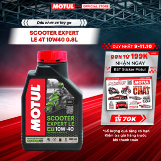 Dầu nhớt xe tay ga MOTUL SCOOTER EXPERT LE 10W40 0.8L