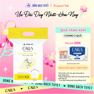 Bông tẩy trang làm sạch da Bông Bạch Tuyết Calla mềm mịn (250gr/túi)