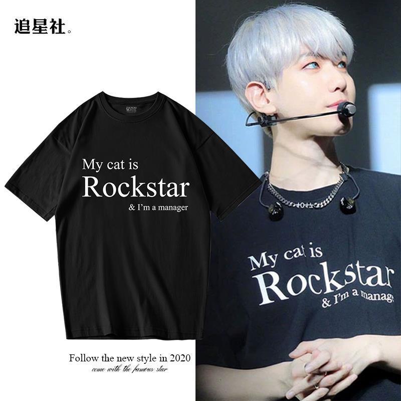 Edge Baekhyun Cùng Phong Cách Quần Áo EXO Hàng Hóa Chen Han Hỗ Trợ Quần Áo Áo Thun Nữ ins Hợp Thời T