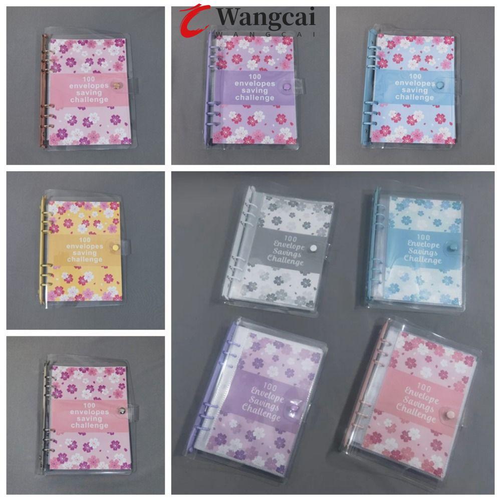 WANCGAI 100 Chất kết dính thử thách phong bì, Quản lý tài chính Tiết kiệm tiền 100 Thử thách tiết ki