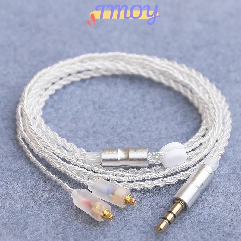 Cáp nâng cấp tai nghe TMOY HiFi MMCX 3.5mm 1.2m Cáp lõi mạ bạc cho Sennheiser IE200 / IE300 / IE600 