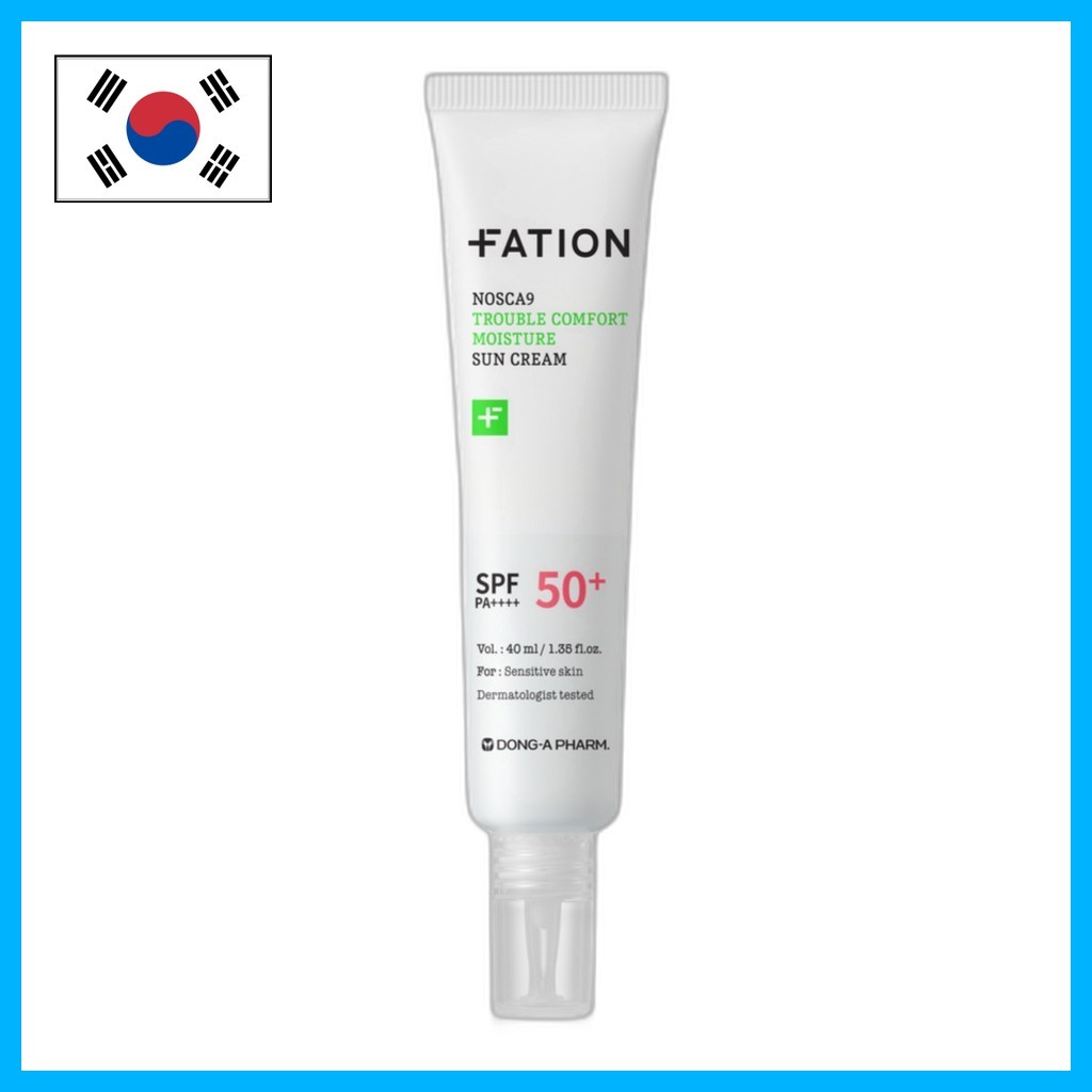 [fation] NOSCA9 Trouble Comfort Moisture Sun Cream SPF50 + PA + + +, 40ml, 1pc / Kem chống nắng Hàn 