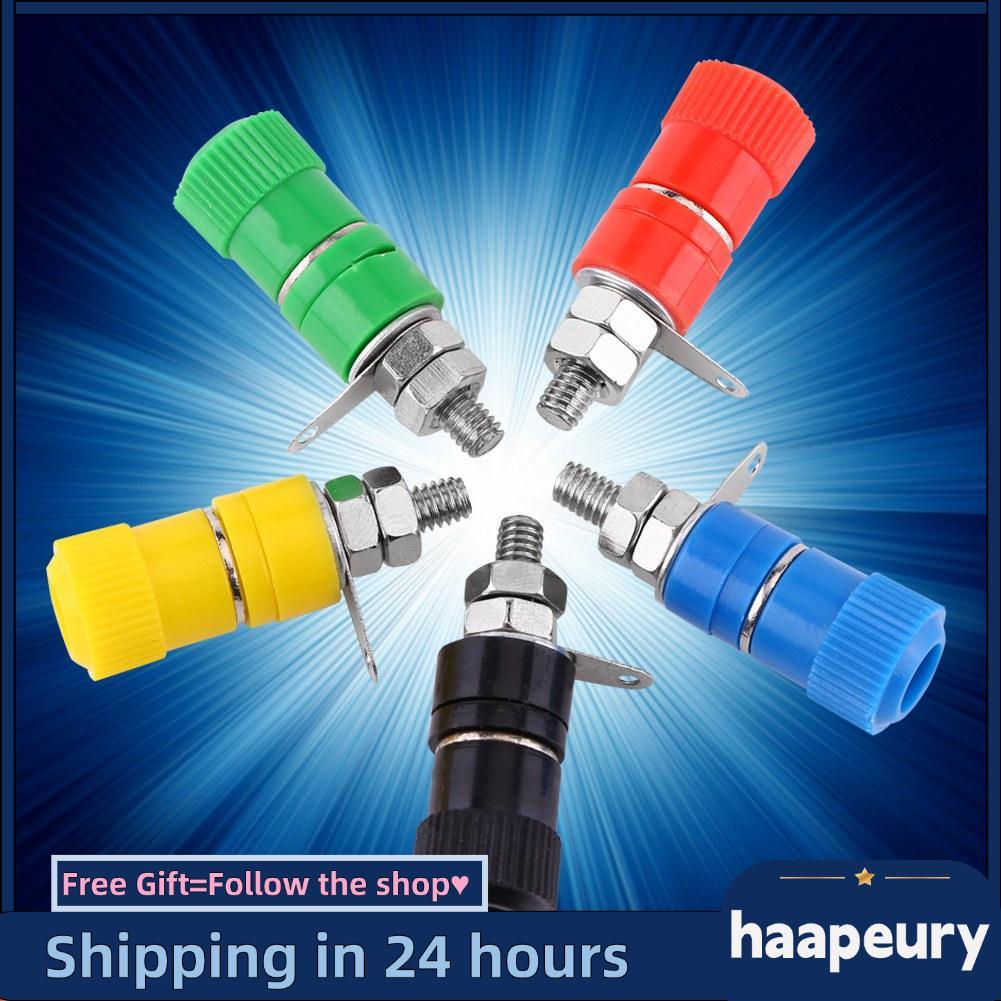 Haape Binding Post Jack cắm nữ cho đầu nối phích cắm chuối được làm từ hợp kim Thiết bị kiểm tra điệ