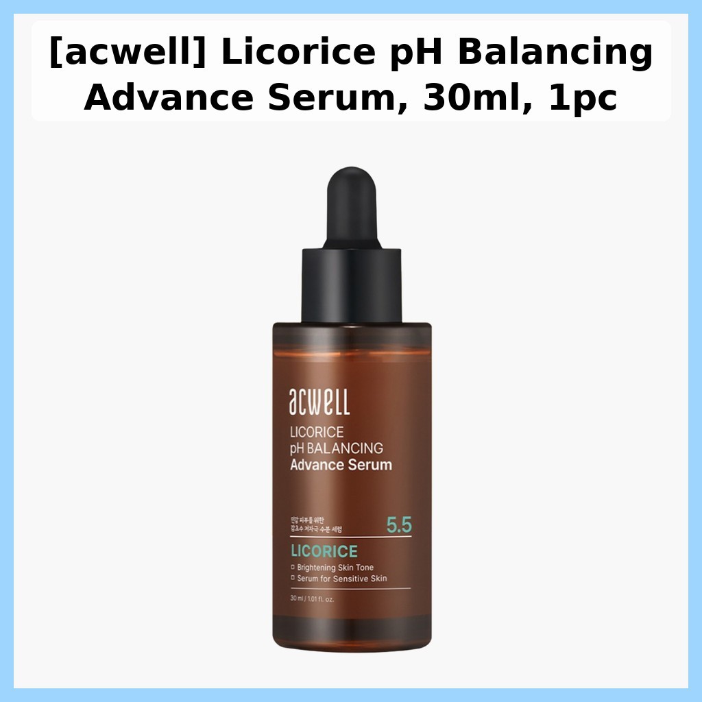 [acwell] Serum nâng cao cân bằng pH cam thảo, 30ml, 1pc / Serum Hàn Quốc / Cân bằng pH / Chính hãng 