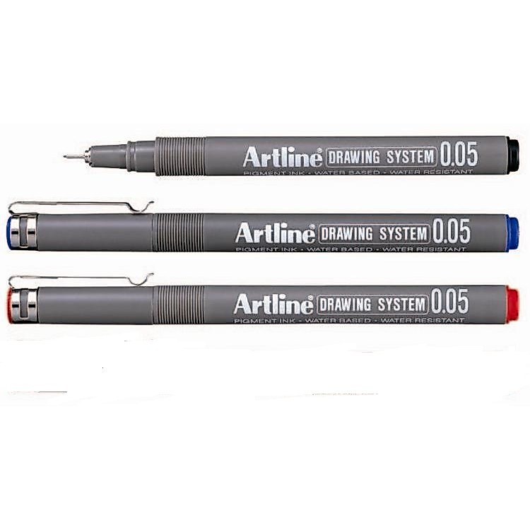 Bút vẽ kỹ thuật Artline Drawing System Pen, EK-2305 nét 0.05