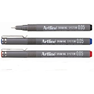 Bút vẽ kỹ thuật artline drawing system pen, ek-2305 nét 0.05
