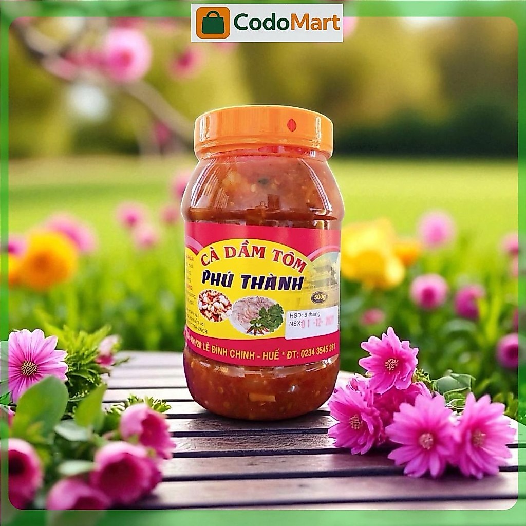 Cà dầm tôm Phú Thành 500g - Đặc sản Huế
