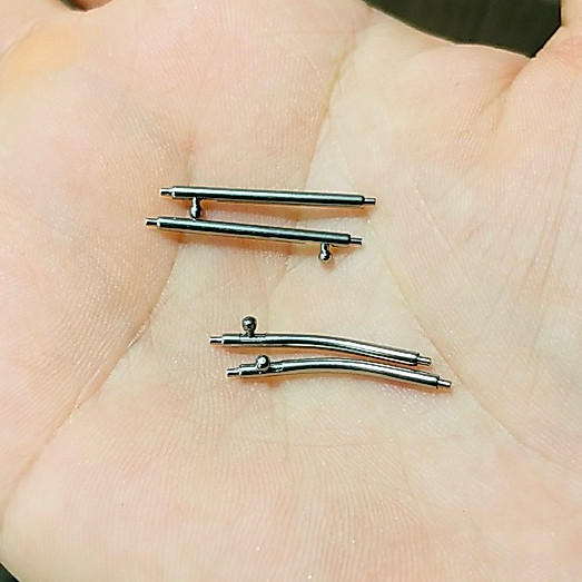 (10 chiếc) Chốt thông minh đồng hồ cong và thẳng, chốt gạt nhanh dây đồng hồ