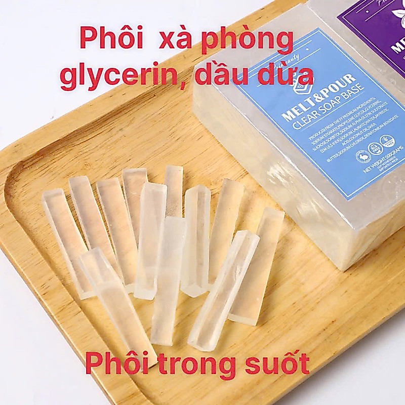 phôi xà phòng glycerin-nguyên liệu làm xà bông hanmade
