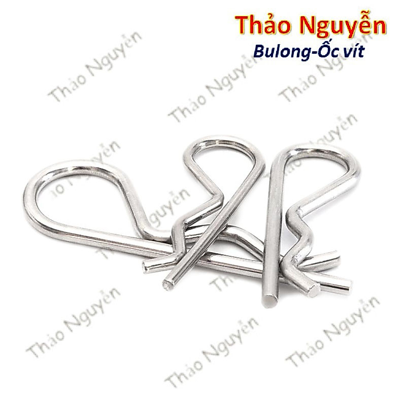 Set 5 cái Chốt chẻ chữ R Inox 304  D1 - D4