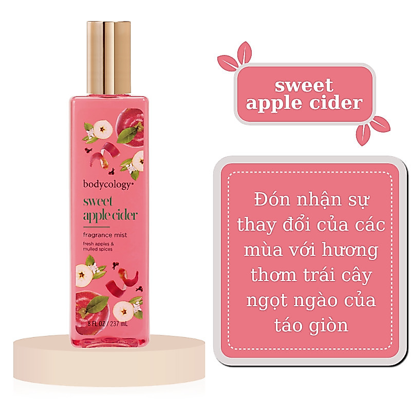TESTER SWEET APPLE CIDER - XỊT THƠM DƯỠNG THỂ BODY MIST USA