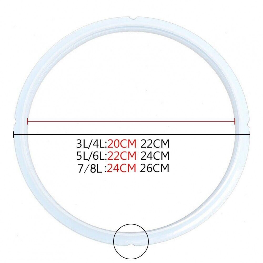 [DOLLDOLL-VN]Easy to Fix Silicone Seal Ring for Pressure Cooker Hassle free Cooking