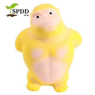 Spdd Bóp Lỗ Thông Hơi Gorilla, Orangutan Vàng Bóp Đồ Chơi Khỉ, Sáng Tạo Đàn Hồi Ngộ nghĩnh Sáng Tạo Keo Mềm Gorilla Đồ Chơi Người Lớn Quà Tặng