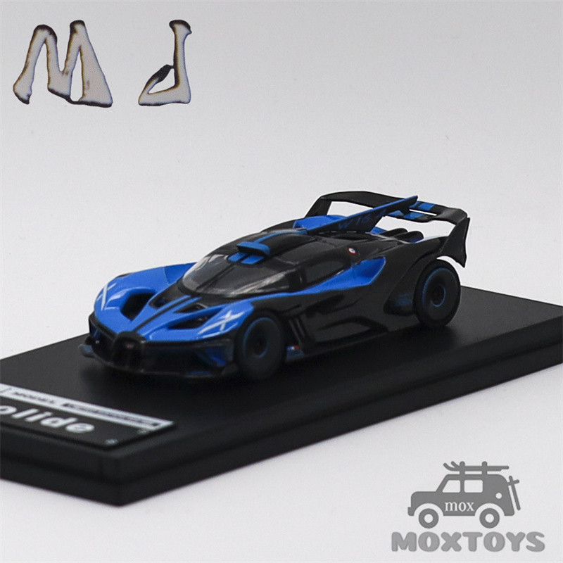 Xe mô hình đúc màu xanh lam MJ Model 1: 64