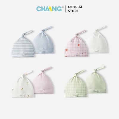 [CHAANG 0-6M] Set 2 chiếc mũ thóp Harvest cho bé sơ sinh