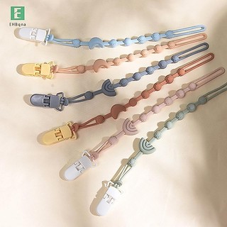 [EHB-t] 1 Kẹp giữ núm vú giả BPA Free Baby Silicone Núm vú giả Dây chuyền kẹp trẻ sơ sinh Dây chuyền mọc răng Đồ chơi Quà tặng cho phụ kiện trẻ em dễ thương mới