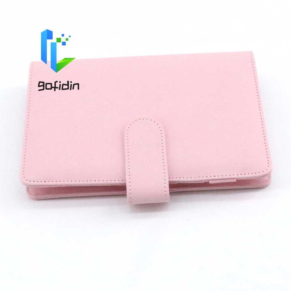 GOFIDIN Notebook Cover A6 / A5 DIY PU Leather Journal Refillable File Folder Notepad Cover