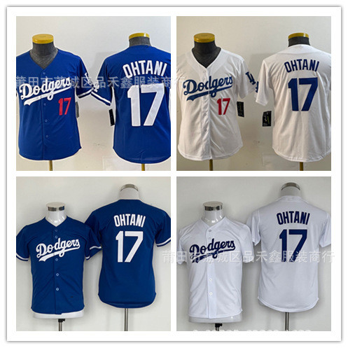 Giao hàng trong ngàyĐồng phục bóng chày nữ Angeles Dodgers Dodgers số. 17 OHTANI Otani Shohei Jersey