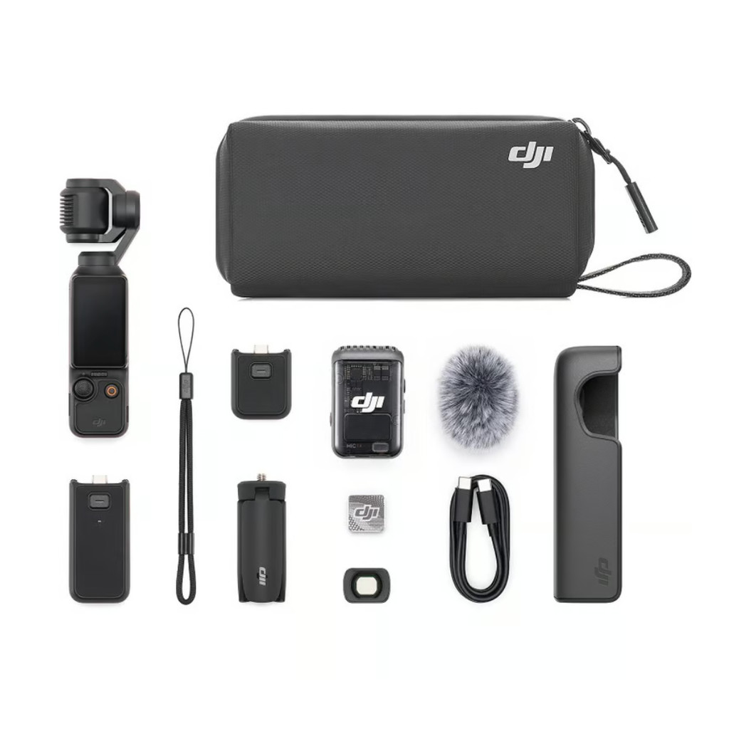 DJI Osmo Pocket 3 - Pocket 3 Combo gimbal tích hợp camera chất lượng 4K 120fps - Hàng chính hãng bảo