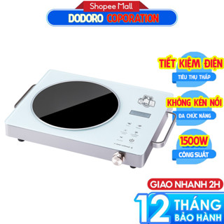 [BH 1 NĂM] Bếp Gốm Hồng Ngoại DODORO G98 Đa Năng 3500W Không Kén Nồi Không Bức Xạ Tiết Kiệm Điện