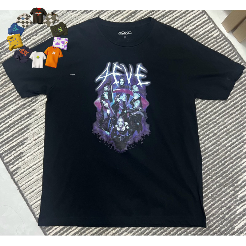 Áo thun phổ biến, Áo thun 4EVE Band, 100% Cotton, Họa tiết in, Size S-4XL