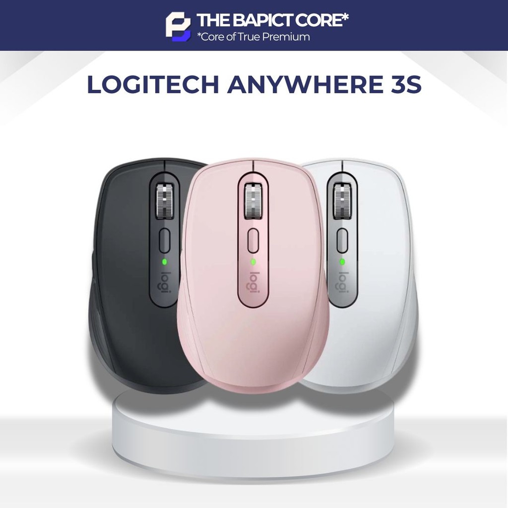 [HOẢ TỐC HCM] Chuột không dây Logitech MX Anywhere 3S Silent - Cuộn nhanh, 8000 DPI, sạc USB-C, kết 