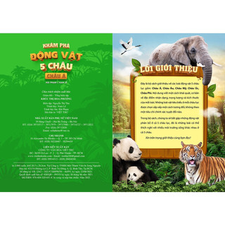 Sách Khám Phá Động Vật 5 Châu Châu Á (MK)