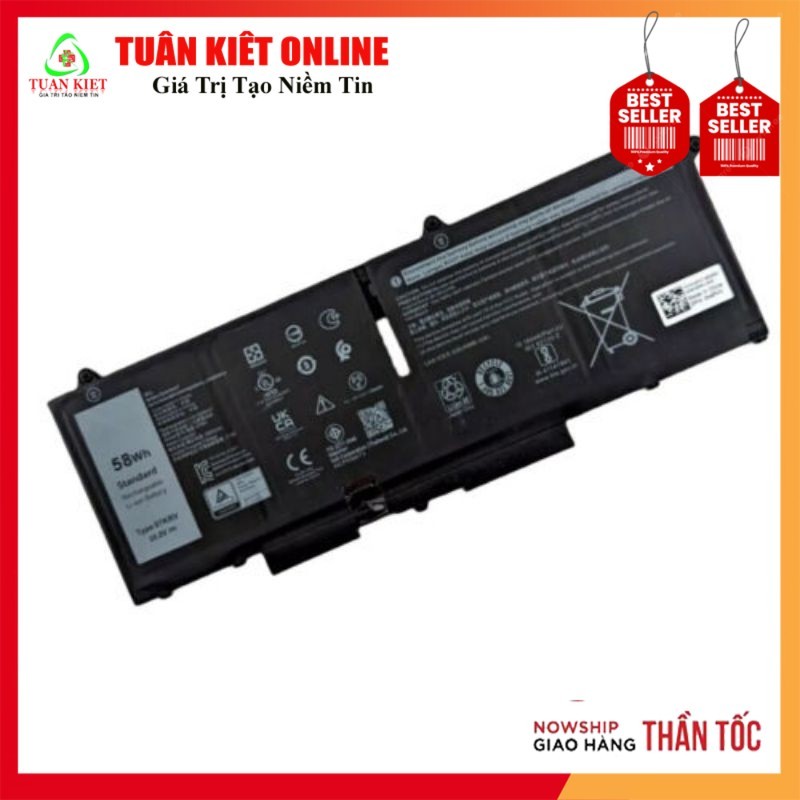 Pin Laptop 100% NEW 07KRV DELL Latitude 7430 5430 5530 7530 Precison 3570 58WH