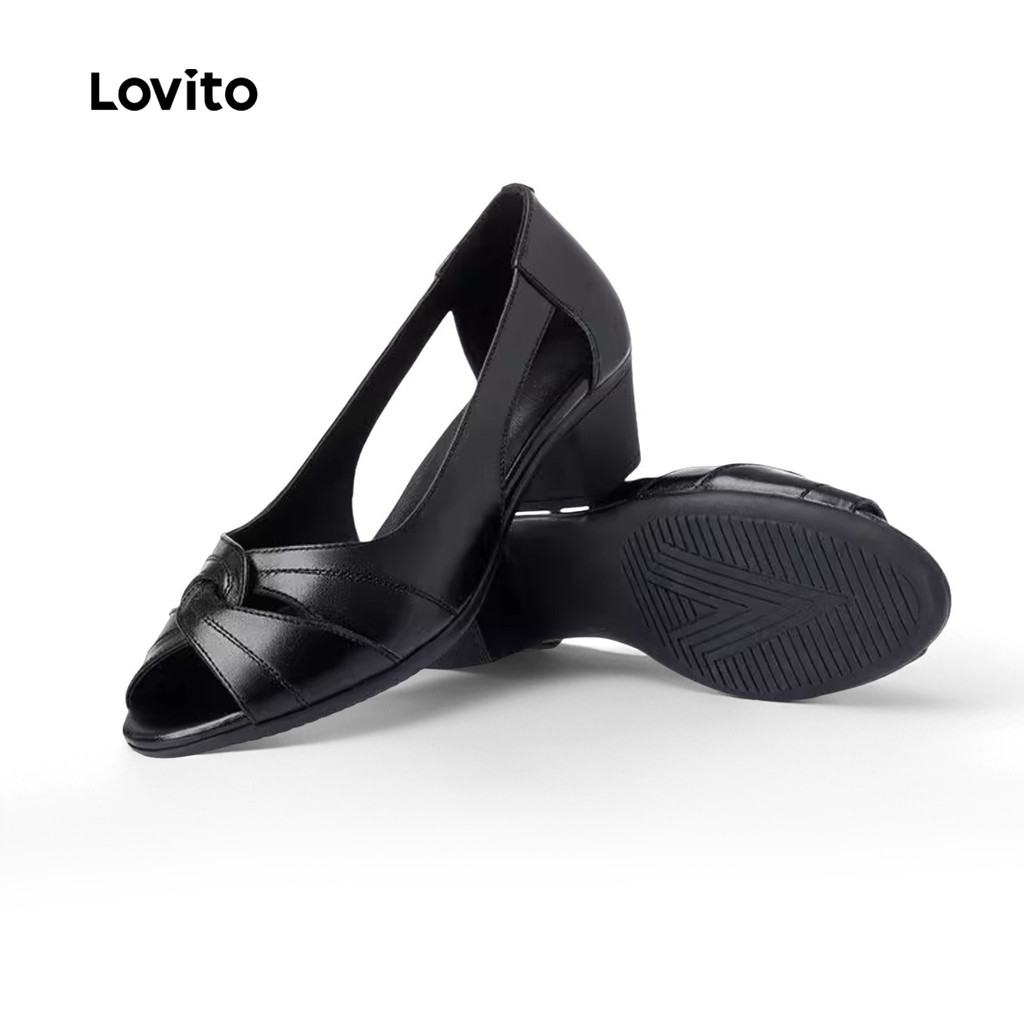 Lovito Giày cao gót đế xuồng thanh lịch cho nữ LFA89025
