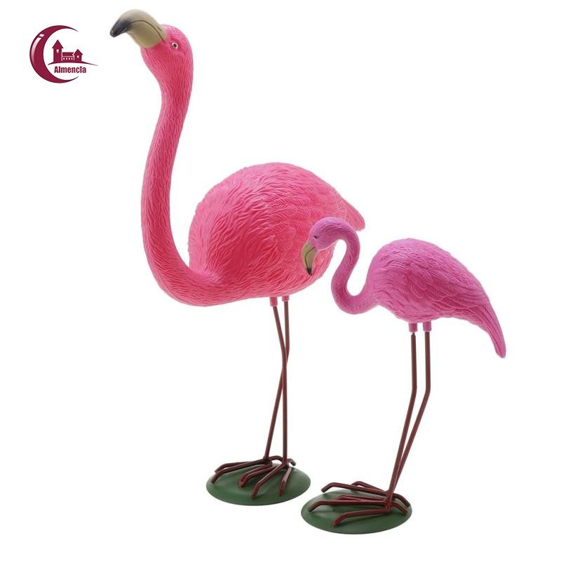 Tượng Flamingo, Mô hình Flamingo bằng nhựa để trang trí sân hiên ngoài trời